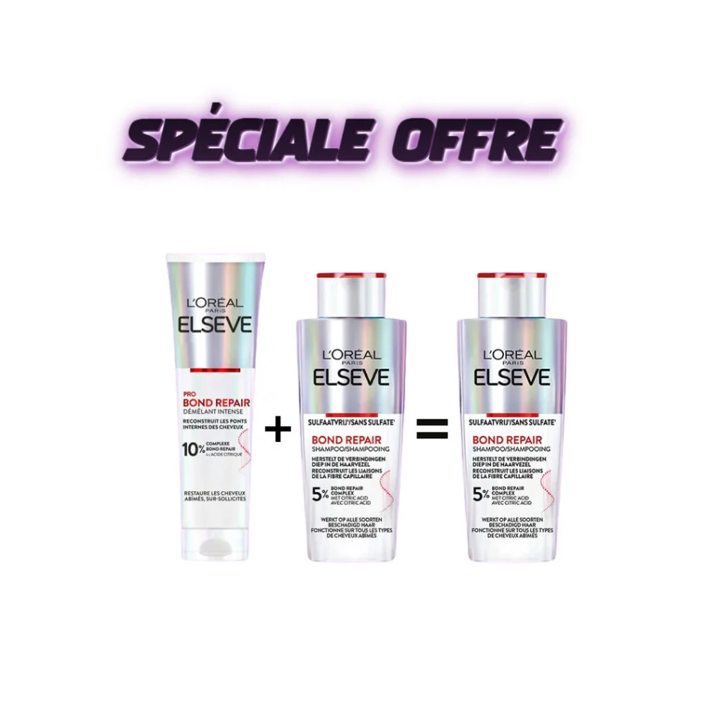 Elseve-Routine-Bond-Repair-Shampoing-2x-200mlPre-Shampooing-200ml-Pack-1.jpg Elseve Routine Bond Repair Shampoing 2x 200ml+Pre-Shampooing 200ml Pack