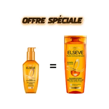 Elseve Huile Extraodinaire Cheveux tres Secs shampooing 200ml+Serum 100ml