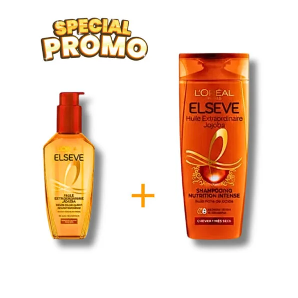 Elseve Cappilaire Huile Extraord Oil+Shampoing extraordinaire 200ml Pack