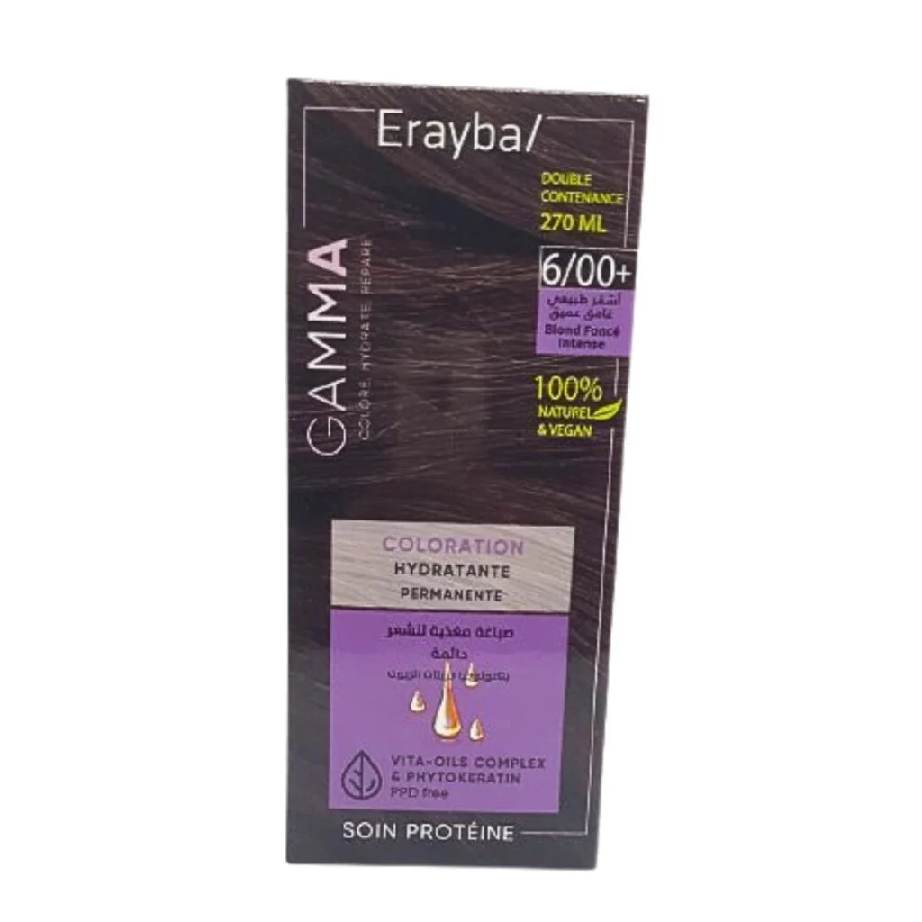 Erayba-Gamma-Coloration-600-Blond-Fonce-Intense.jpg Erayba Gamma Coloration 6/00+ Blond Fonce Intense