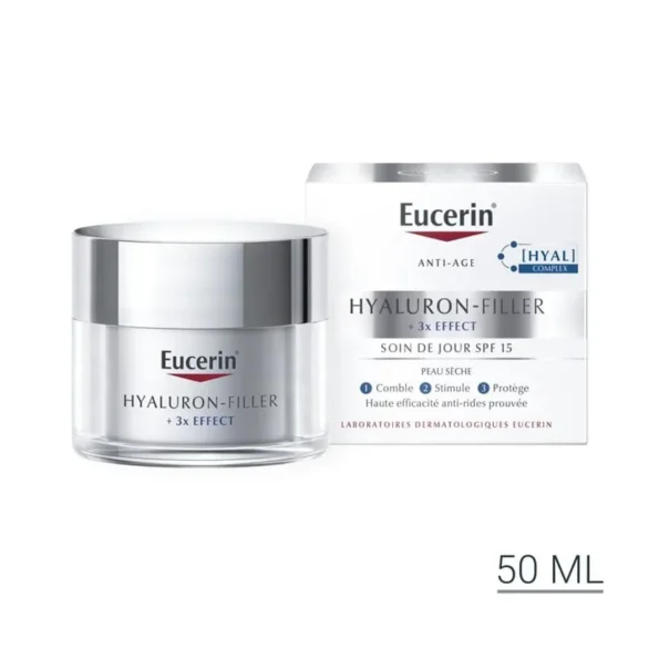 EUCERIN HYALURON-FILLER + 3x EFFECT Soin de Jour Peau Sèche SPF 15