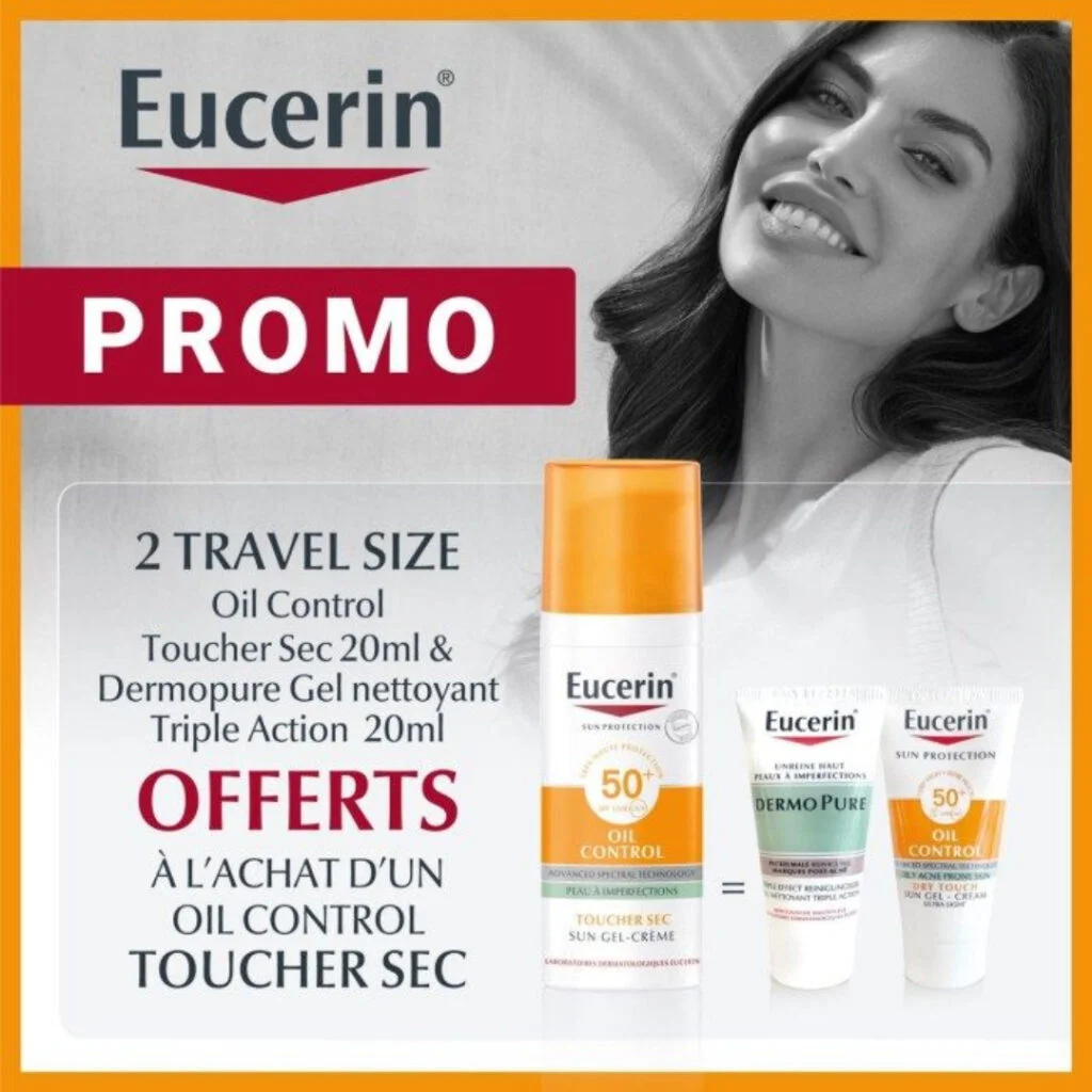 Eucerin-Ecran-Huile-controle-50mlHydro-protect-EchDermopure-Ech-pack.jpg Eucerin Ecran Huile controle 50ml + Hydro-protect Echantillon + Dermopure Ech Pack
