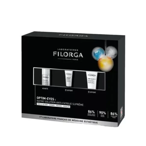 Filorga Optim-Eyes 15ml + Ncef Intensive Serum + Time-Filler Creme Coffret