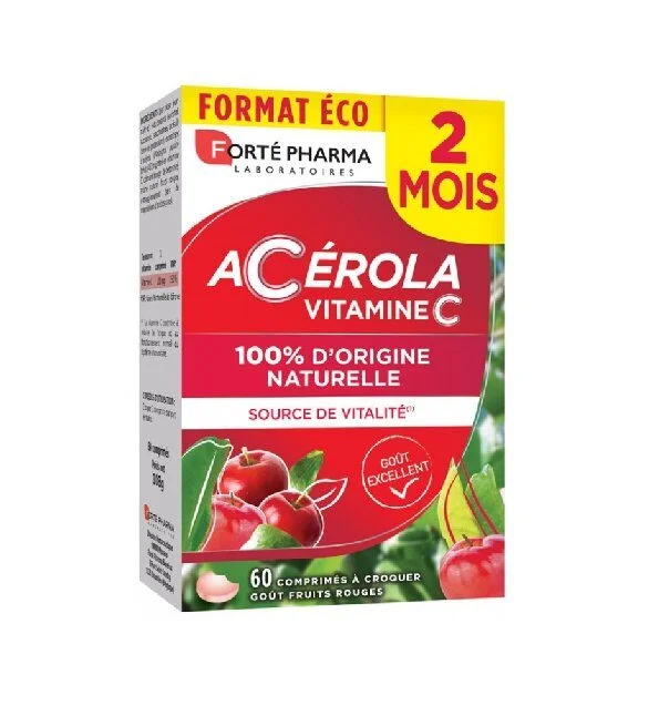 Forté Pharma Acérola Vitamine C – 60 Comprimés