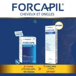 Forcapil Boite 180 Gelules + Lotion Fortifiant 150ml Pack