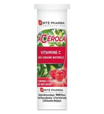 Forté Pharma Acérola Vitamine C – 12 Comprimés