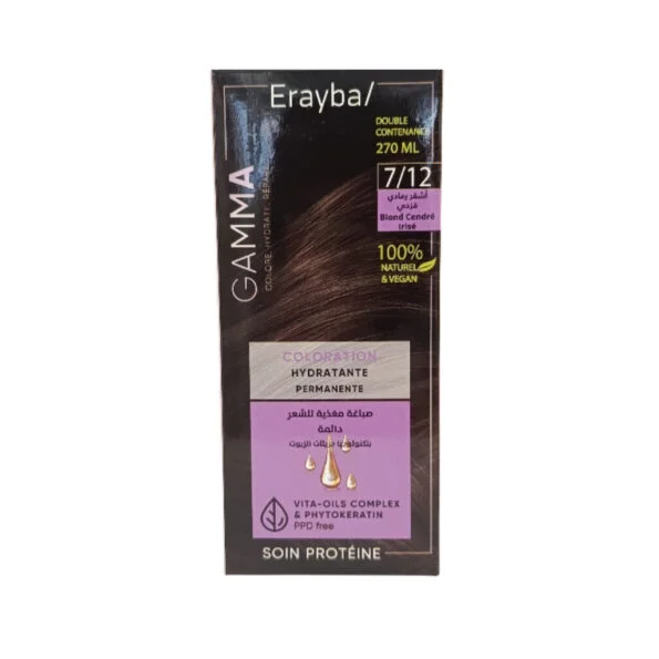 Erayba Gamma Coloration 7/12 Blond Cendre Irise