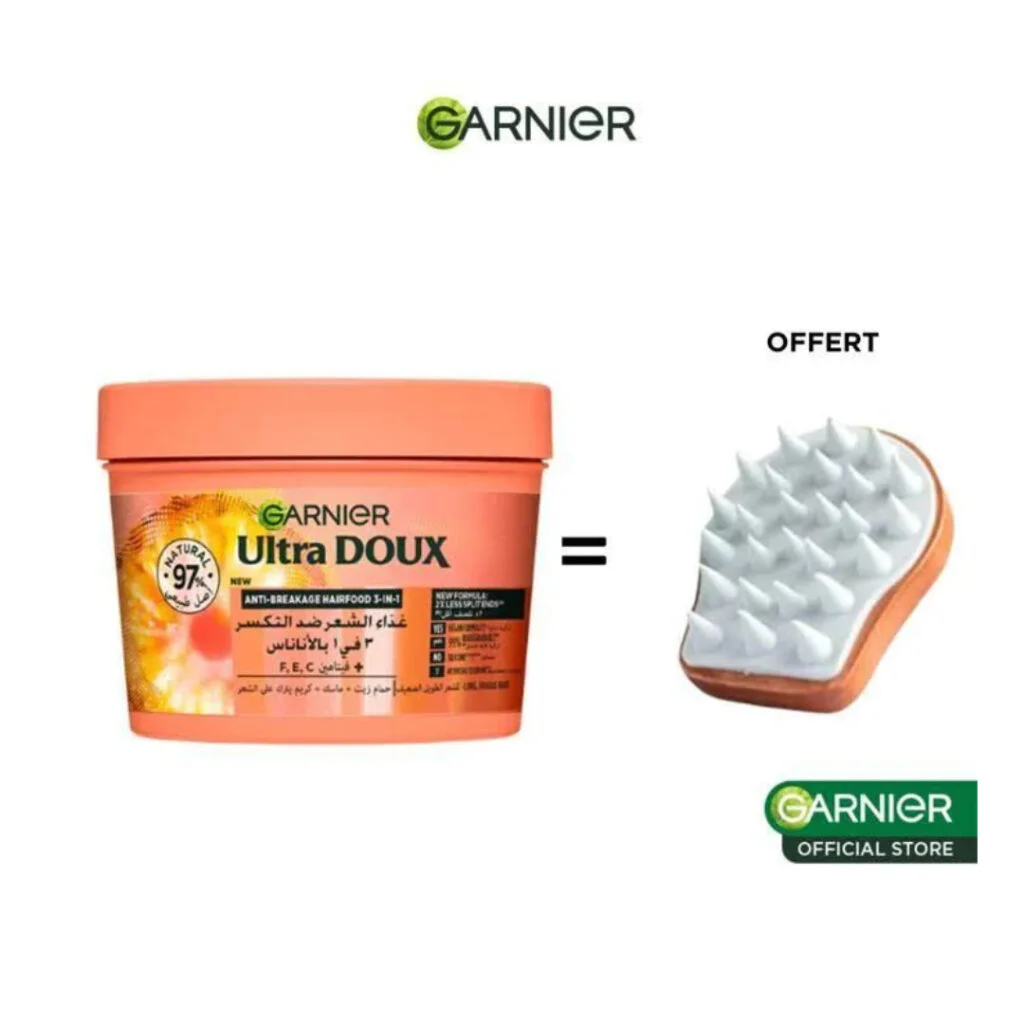 Garnier-Ultra-Doux-Hair-Food-Pineapple-390mlScalp-Massage-Pack.jpg Garnier Ultra Doux Hair Food Pineapple 390ml+Scalp Massage Pack