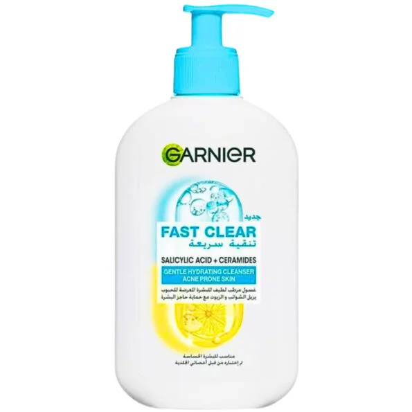 Garnier Fast Clear Gentle Cleanser 250ml