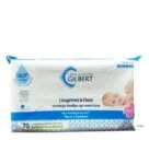 Gilbert Lingettes Bébé à l’Eau Biodégradables