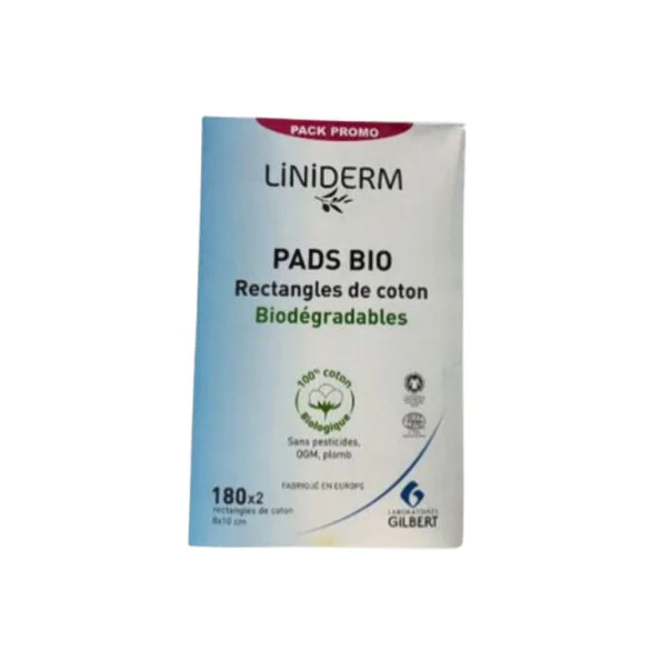 Gilbert liniderm pads bio 180×2 rectangles pack