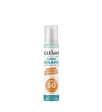 GLEAMY Écran solaire Spf50+ invisible 50ml