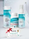 Gleamy Routine Peau Complete Toner 100ml + Collagene Boite de 30 Gélules +Serum 50ml = Savon Offert