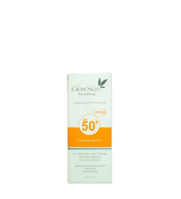 GlowSkin Dermatology – Crème Solaire Invisible SPF 50+ UVB UVA 40ml