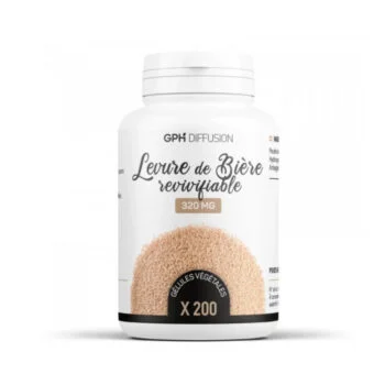 GPH Diffusion Levure de Biere Revivifiable 200 Gelules