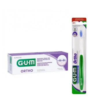 Gum dent ortho 75ml+Bad orthontic 124 pack