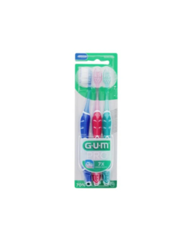 Gum-Bad-thechnique-pro-Medium-pack-Trio-5283-1.jpg Gum Brosse A dents Thechnique Pro Medium Pack Trio 528/3
