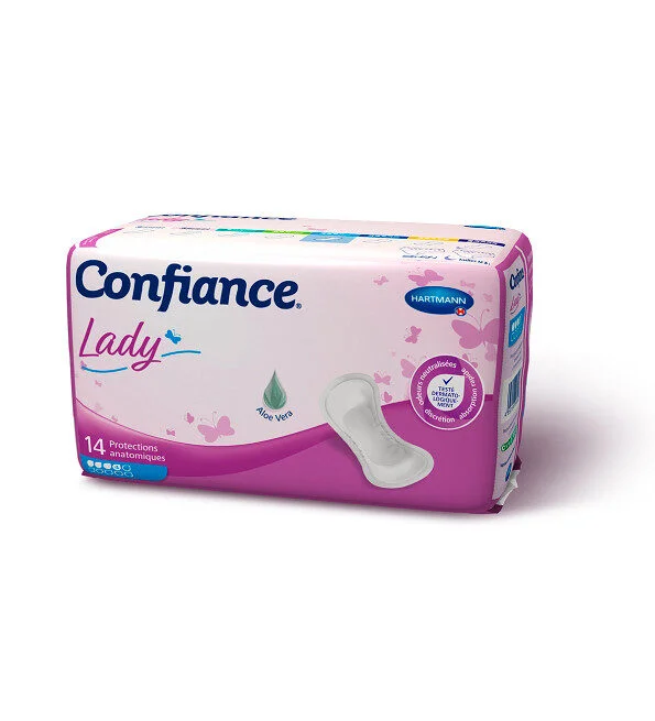 HARTMANN  CONFIANCE LADY ABSORPTION 4 PROTECTION ANATOMIQUE X14 Unités