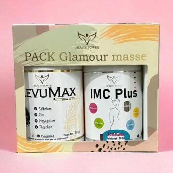 HEALTH POWER PACK Glamour masse IMC Plus 90 Gélules + LevuMax 120 Comprimés