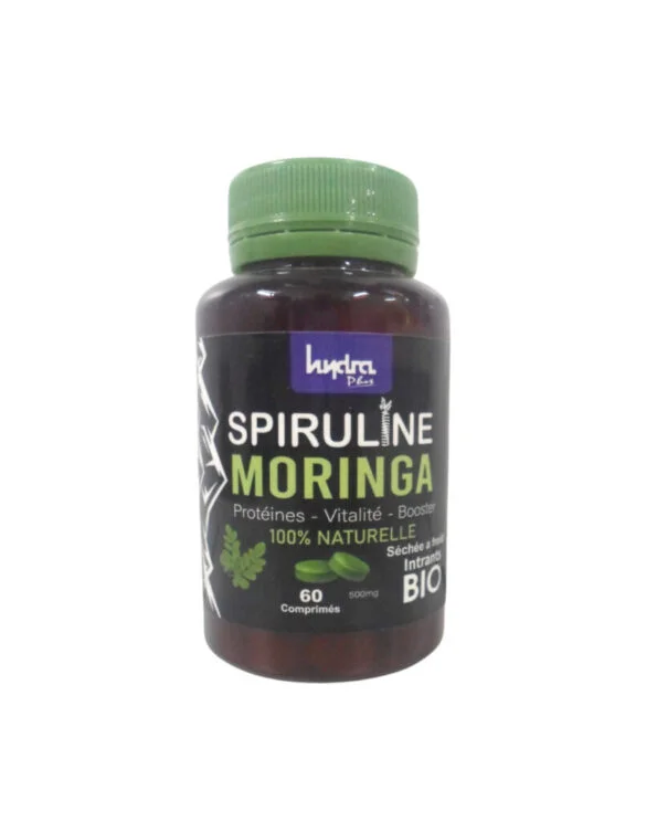 Hydra Plus Spiruline Moringa 60 Comprimes