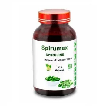 Hydra plus spirumax spiruline 120gelules