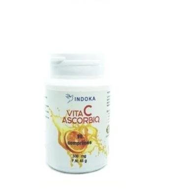 INDOKA VITA C ASCORBIQ 90 comprimés 500 mg