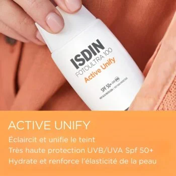 ISDIN Foto ultra active unify Transparent spf50+ 50ml = Trousse & Miniature Offerts
