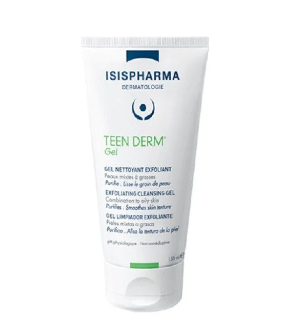 Isispharma-Teen-Derm-Gel-Nettoyant-Exfoliant-150ml.jpg ISISPHARMA TEEN DERM Gel Nettoyant Exfoliant 150ml