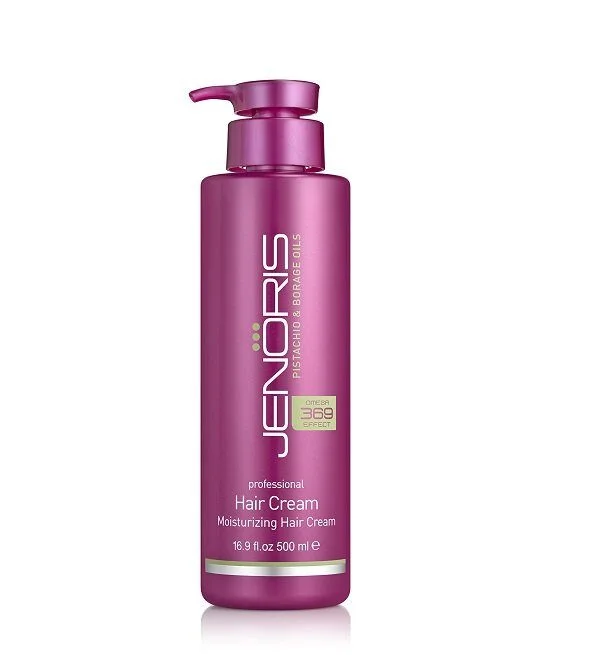 Jenoris – Crème hydratante pour cheveux secs et colorés 500 ml