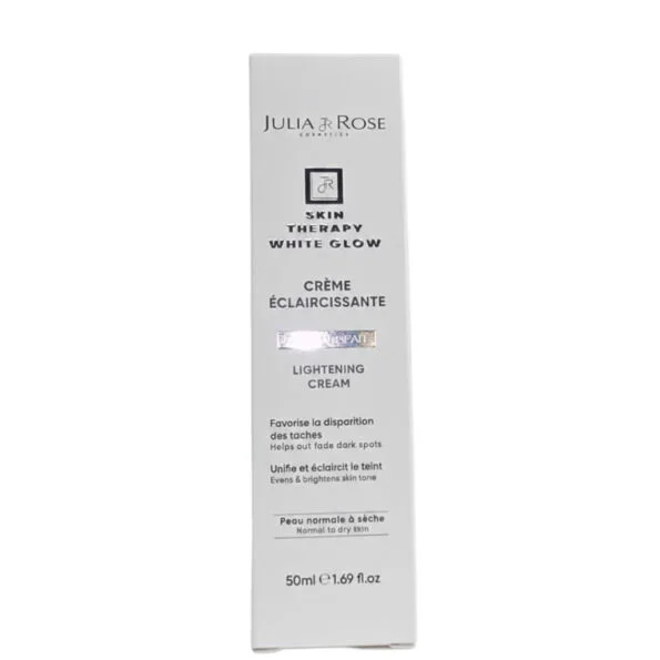 Julia & Rose Skin Therapy White Glow Creme Eclaircissante 50ml