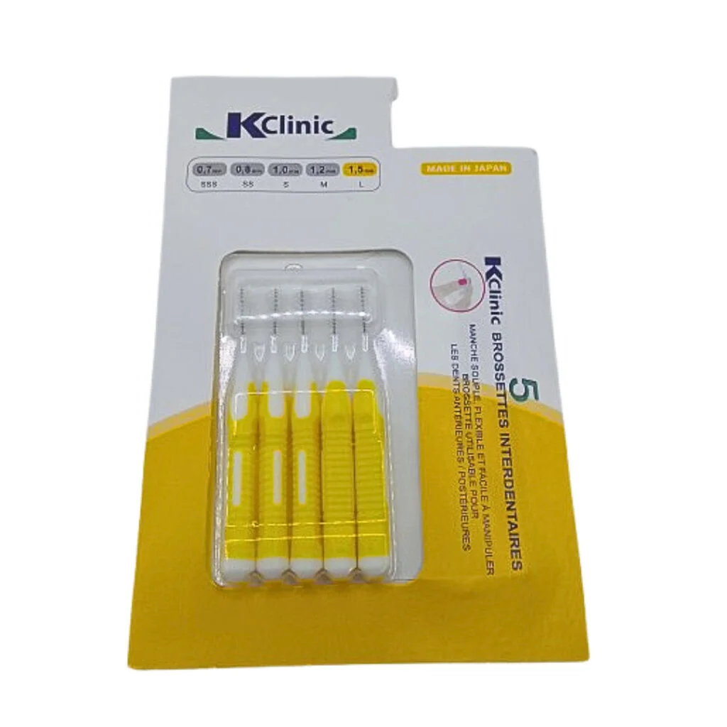 Kin-clinic-brossettes-interdentaire-1.5mm-5unites.jpg Kin Clinic Brossettes Interdentaire 1.5mm 5Unites