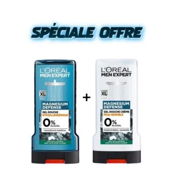 L’oreal Paris 2 Gel Douche Magnesium 300ml Pack