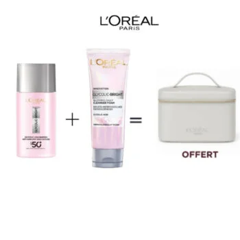 L’oreal Paris Glycolic-Bright Daily UV Fluid+Foam Clenser = Trousse