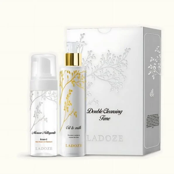 Ladoze Double cleansing time Coffert oil to milk 200ml+Mousse 150ml