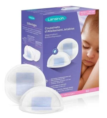 Lansinoh Coussinets d’allaitement jetable Blue Lock