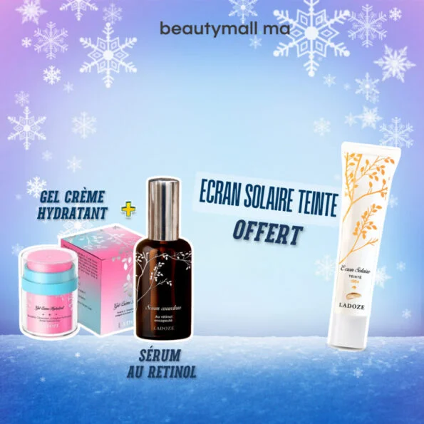 Ladoze Gel Creme Achetés + Retinol Serum Achetés = Ecran Solaire Offert