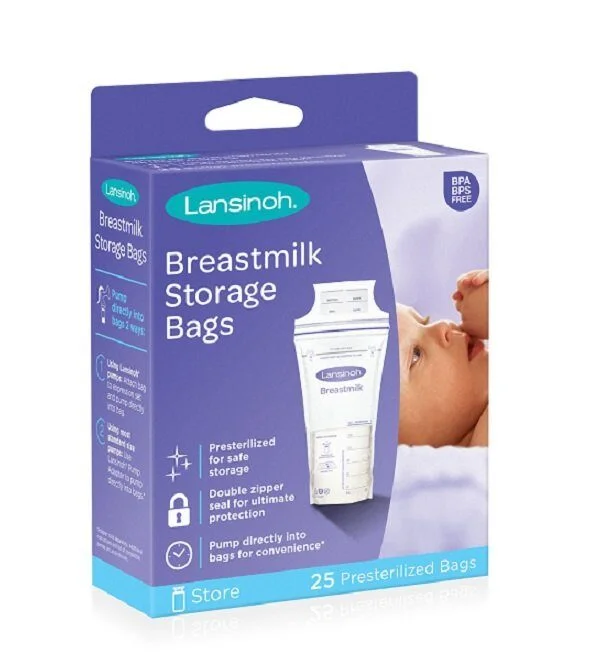 Lansinoh Sachets de Conservation du Lait Maternel 25 Unités