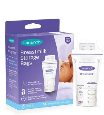 Lansinoh Sachets de Conservation du Lait Maternel 50 Unités