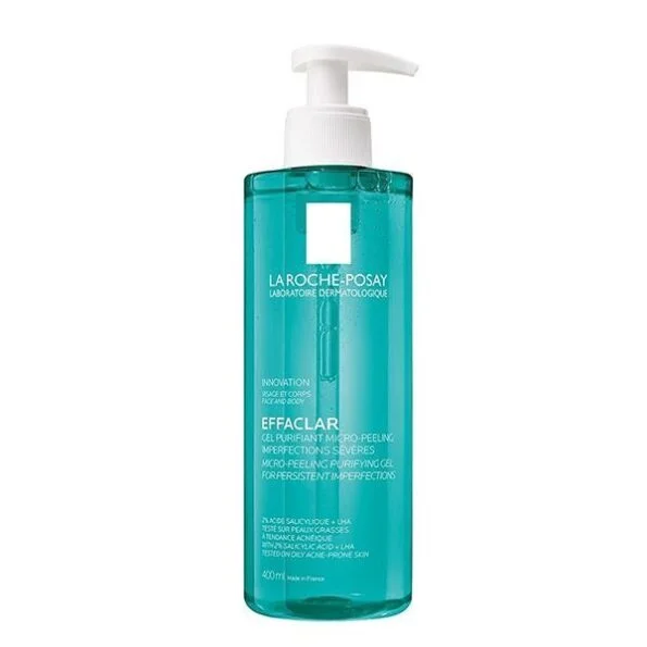 La Roche-Posay Effaclar Gel Purifiant Micro-Peeling Peau Grasse Acnéique | 400ml