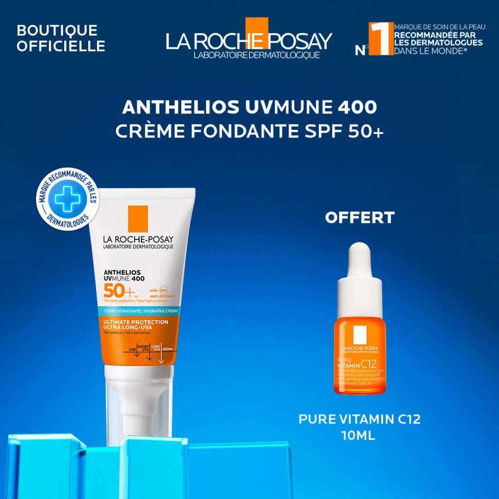 LRP-2-6.jpg La Roche Posay Anthelios Fondante UVMUNE 400 spf50+ 50ml+La Roche Posay Pure Vitamine C12 Pack