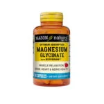 Mason Natural Magnesium Glycinate With Bioperine 60 capsules