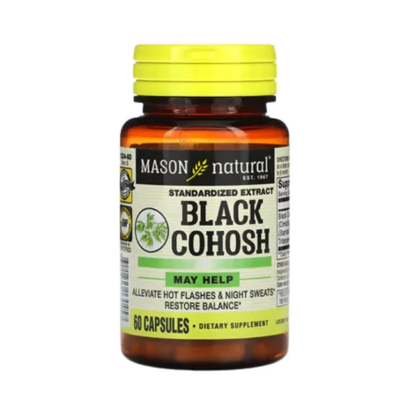 Mason Natural Black Cohosh 60 Capsules