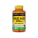 Mason Natural Folic Acid 400mg 100 tablets