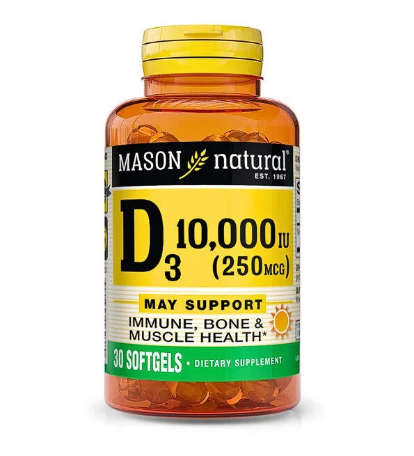 Mason-Natural-D3-10000-IU-30-softgels-1623-30.jpg Mason Natural D3 10000 IU 30 softgels