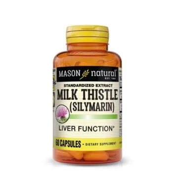 Mason Natural Milk Thistle Silymarin 60 Capsules 1299-60A