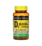 Mason Natural Vitamin D3 10000 UI 60 Softgels