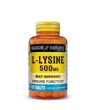 Mason Natural L-lysine 500mg 100 Tablets