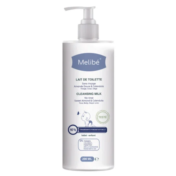 Melibé Bebe Lait de Toilette 200ml