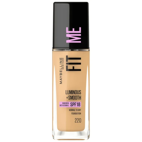 Maybelline Fit Me Fond De Teint Luminous +Smooth spf18 Nu 220 30ml
