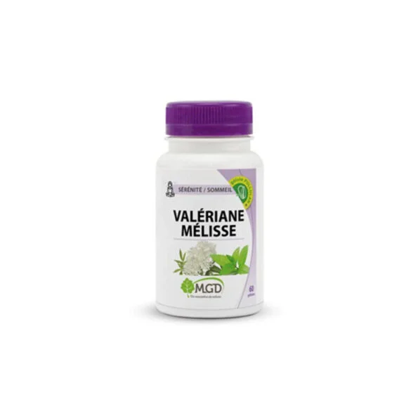 Mgd Nature Valériane et Mélisse – 60 Gélules